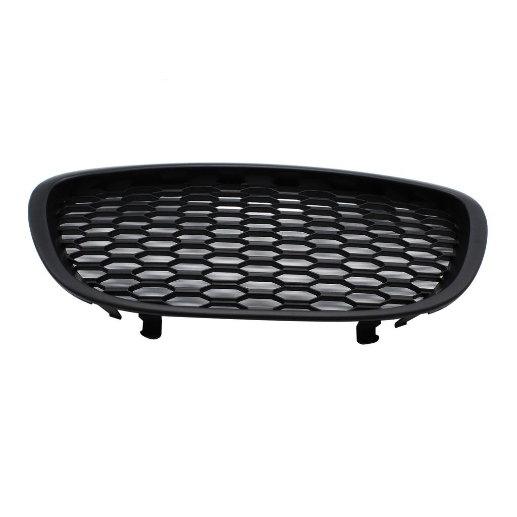 Matte Black Car Front Grill Replacement for MK2 1P1 2006-2009 with ABS material, cellular ventilation