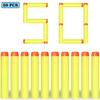 7.2cm 100pcs for Nerf Soft Bullets Darts Round Head Refill Sponge Darts Kids Children Toy Gun Bullets for NERF N-Strike Blasters