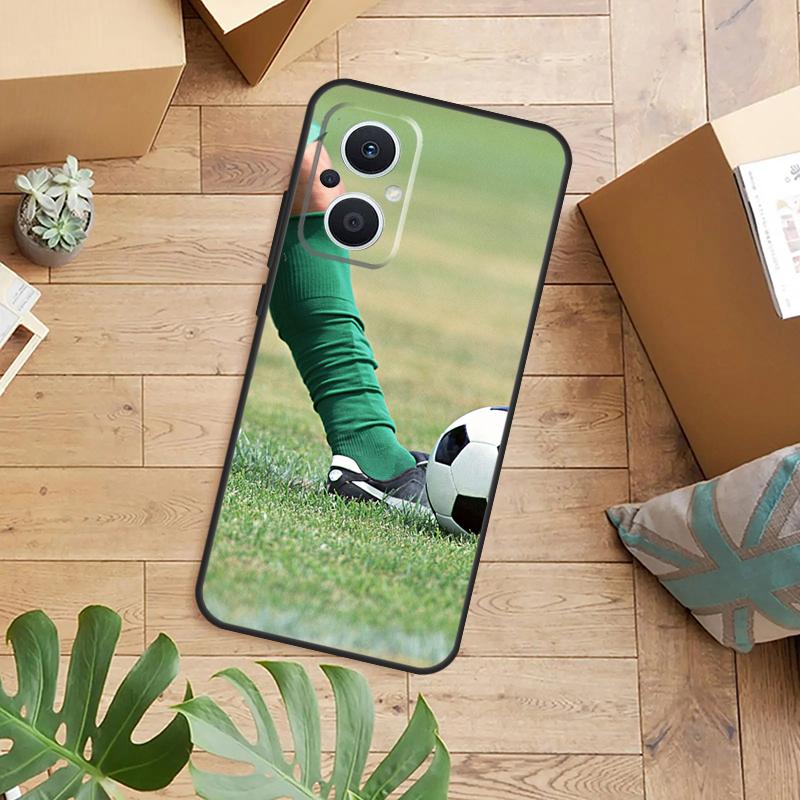 Football Soccer Phone Case For OPPO Reno 14 13 12 11 F 10 Pro 8T 7 8 Lite OPPO Find X8 X6 X5 X9 Pro Cover