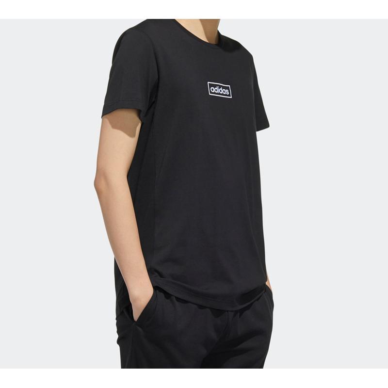adidas Neo Straight Fit T Shirt Men's Black FP7467