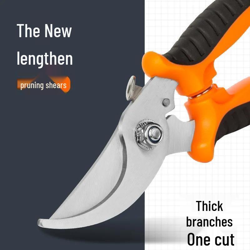 Stainless Steel Garden Pruning Shears for Fruit, Flowers, Branches, and Orchards