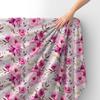 Royal Samt Stoff Polyester Zum Nähen - Motiv Blumen - Rdx2019