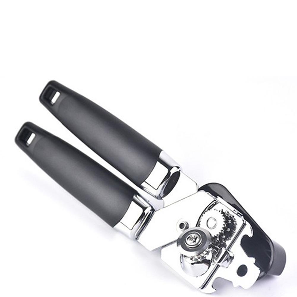Stainless Steel Can Opener Heavy Duty Professional Portable Safety Easy Ergonomical Openers Household Kitchen Useful Tool 6
