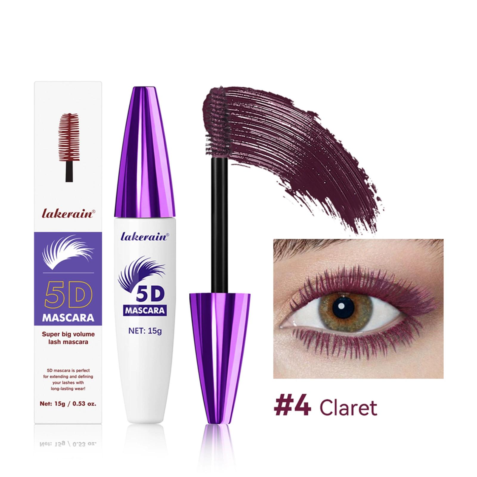

Тушь Lakerain Color Mascara Cross Border 5D Waterproof Slim Curl Non-Smiding Non-Removing Mascara Primer