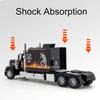 1:24 PETERBILT 389 Truck Toy Walking Tractor Car Model Alloy Die-cast Sound Light Vehicle Models Interior Decoration Present