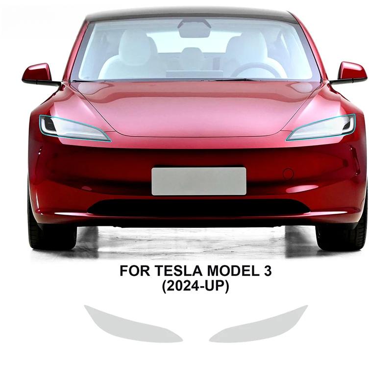 Headlight Rearview Film Body StickerPre-Cut Paint Protection Film for Tesla Model 3 Highland 2024 Car Clear PPF TPU Transparent
