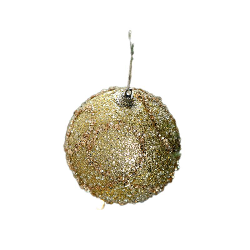 

Пенопластовые елочные шары с золотой сеткой, подвесные украшения для установки праздничной сцены, идеально подходят для рождественской елки и праздничных украшений шампанского