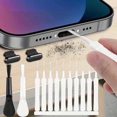 Mobile Charging Interface, Cleaning Kit, Computer Keyboard, Cleaning Tool, Suitable for IPhone, Type-C Interface