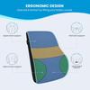 Ergonomic Memory Foam Lumbar Support Cushion for Office Chair, Car, and Wheelchair.
