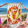 Toalla de Playa con Estampado del Manchester United F.C., Toalla de Playa Versátil Ligera Absorbente para Piscina Surf Yoga Baño, Regalo Perfecto de Cumpleaños Vacaciones