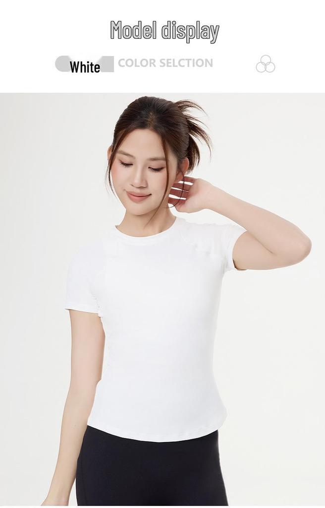 Women's Slimming Quick-Dry Breathable Yoga & Fitness Short-Sleeve Top