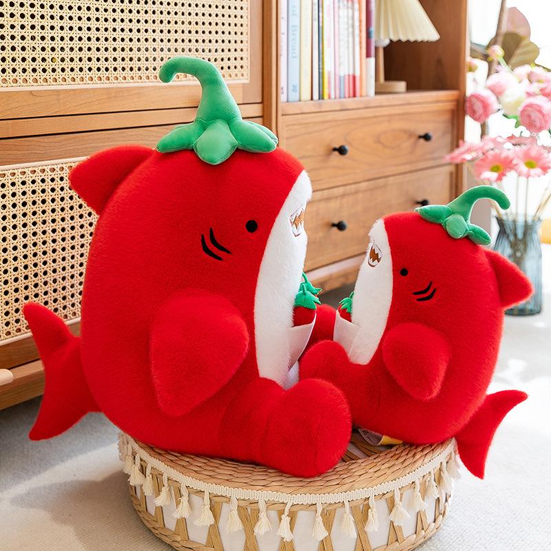 Cute Funny Transformed Into Shark Spicy Doll Doll Comfort Plush Doll Cute Shark Toy Holiday Gift Pillow