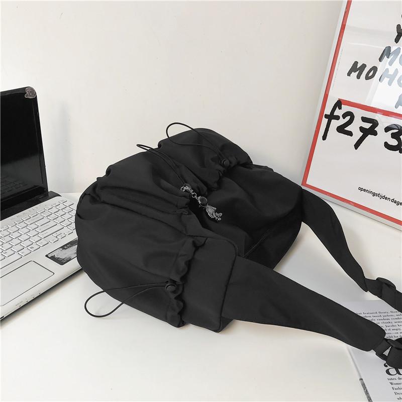 Solid Schultertaschen mit großer Kapazität Wasserdichte Nylon Große Umhängetaschen Unisex Starke Freizeit- oder Reisetaschen Modische Pakete