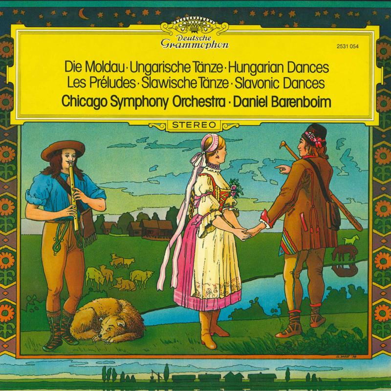 LP Record CHICAGO SYMPHONY ORCHESTRA, DANIEL  - Die Moldau ? Ungarische T?nze = Hun 2531054 Deutsche Grammo Germany Classical Used