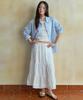 Wednesday Oasis For Woman Daylight Stripe Shirt_Sky Blue(Wb6Sh08)