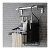 Yamazaki Jitsugyo Bathroom Multi Basket Tower Tower Black 8553