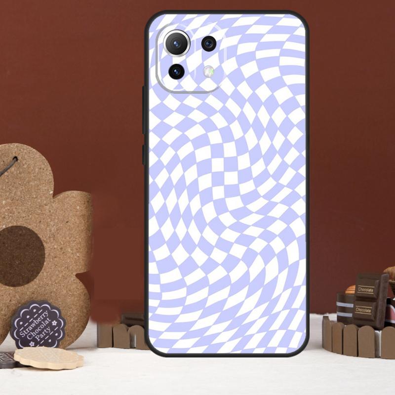 Crazy Checkered Case For Xiaomi 14 15 Ultra 15T 14T 13T 17 Pro Max POCO X7 Pro X5 X6 F5 F6 F7 F8 Ultra Cover