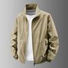 2026 Men's Waterproof Stand Collar Jacket - Lightweight, Trendy, Casual Outerwear for Spring and Autumn