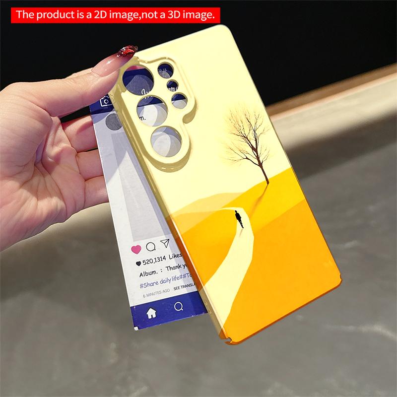 2DFlat Samsung Phone Case Solitary Path To Lone Tree Applicable To Galaxy S22 S23 S24 S25ULTRA S26 A12 A13 A14 A15 A16  A34 A35 A54 A55