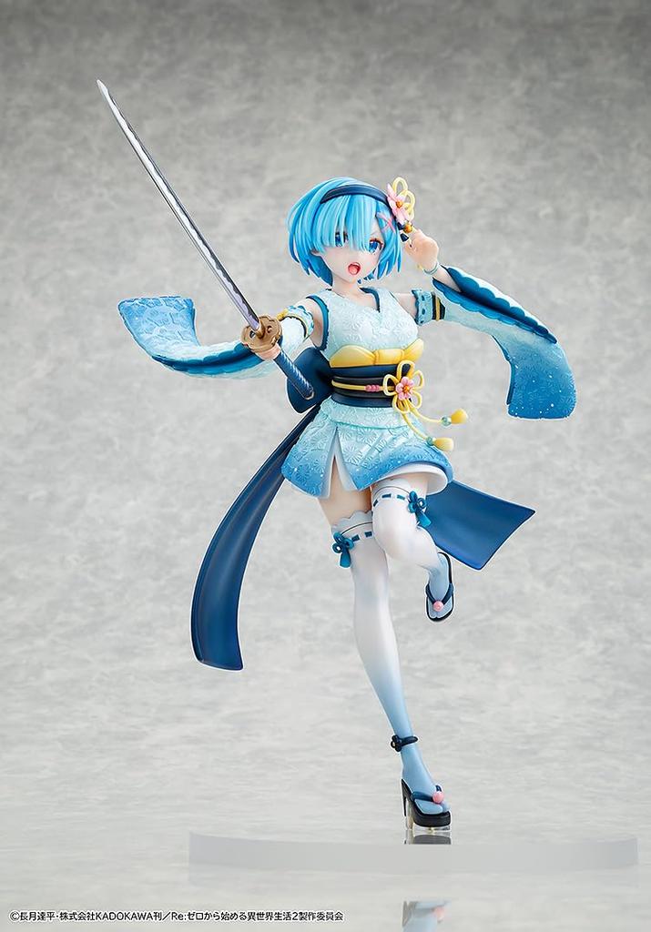 Kadokawa KDcolle Life In Another Rem Battle Attire Scale Plastic Figure [KADOKAWA] ReZERO -Starting World- Ver. 1/7 Pre-painted