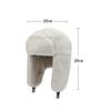 For Men and Women Thicken Plush Faux Fur  Hat Windproof Cap Warm Earmuffs Ear-flapped Hat