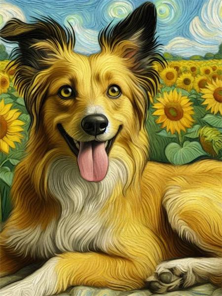 

Полный квадратный круглый 5D алмазная картина собака лиса мозаика вышивка животные пейзаж домашний декор Full Round 20x30CM