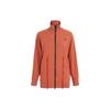 X Stella McCartney Einfarbig Reißverschlusskragen Lässige Truckerjacke Damenjacke Orange HR9174