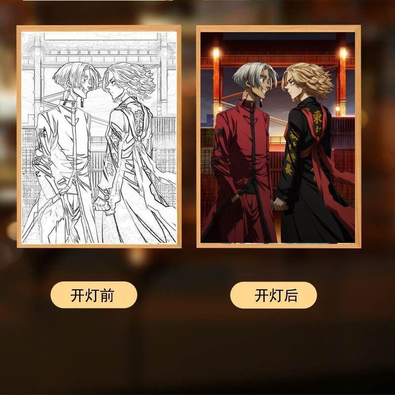 Токийские мстители Светопись Ханагаки Такэмичи Фигурка Лампа Крутой подарок