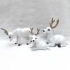 Christmas Reindeer Ornament Simulated Animals Sika Deer Christmas Reindeer Gifts Deer Elk Christmas Deer Decorations Plush Doll