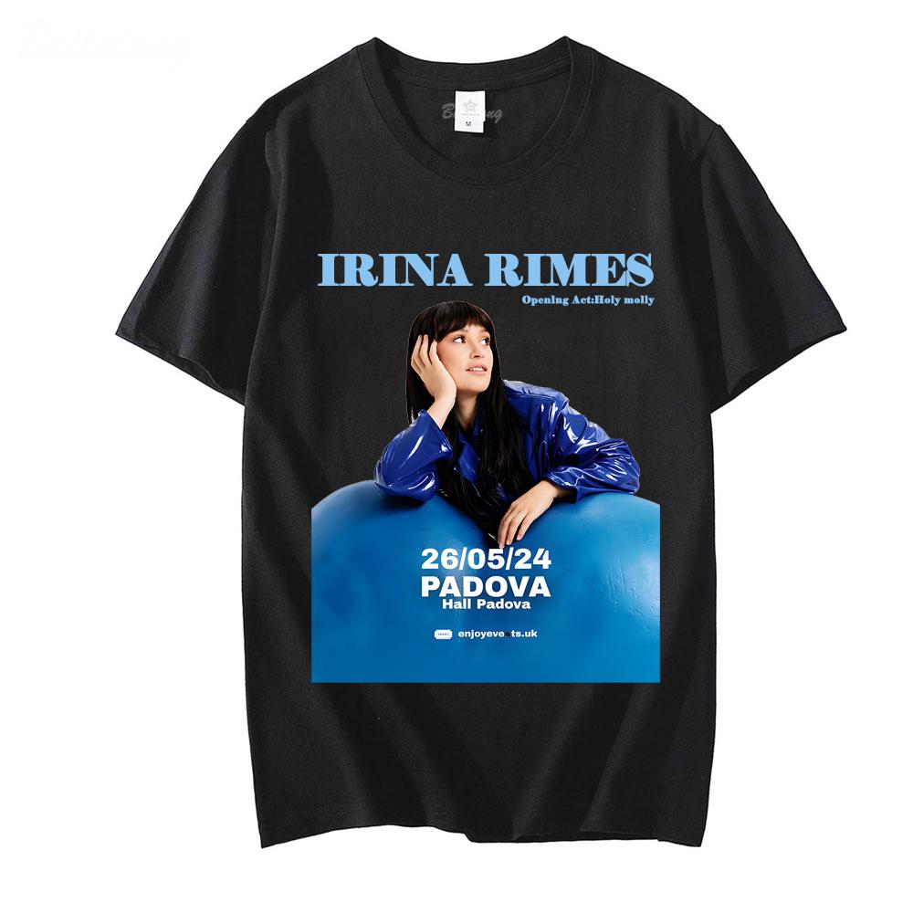 

Harajuku Summer Vintage Fashion Camisetas Irina Rimes Casual Cotton Camisetas Graphic Printing Femininas Comfortable Soft Retro 5XL різнокольоровий