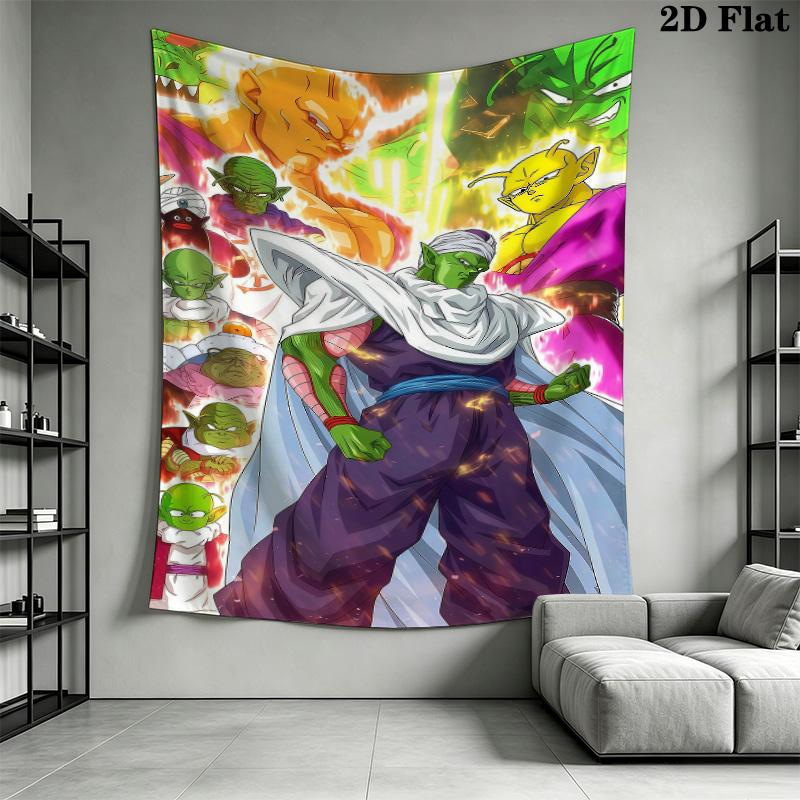 Piccolo Wall Tapestry Aesthetic Wall Hanging Printed Fabric Blanket Decorative Tapestries For Bedroom Living Room Home Decor