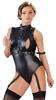 Cottelli Bondage - Sexy Strappy Bodysuit with Open Crotch XL