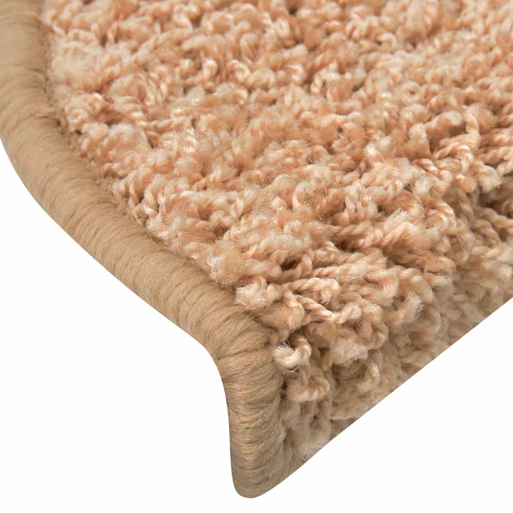 Step Mats 30 pcs. 56 x 17 x 3 cm Gold Semi Circular