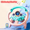 Kids Steering Wheel Toy - Backseat Pretend Play With Lights & Music - Fun Preschool Driving Simulator Gift For Toddlers