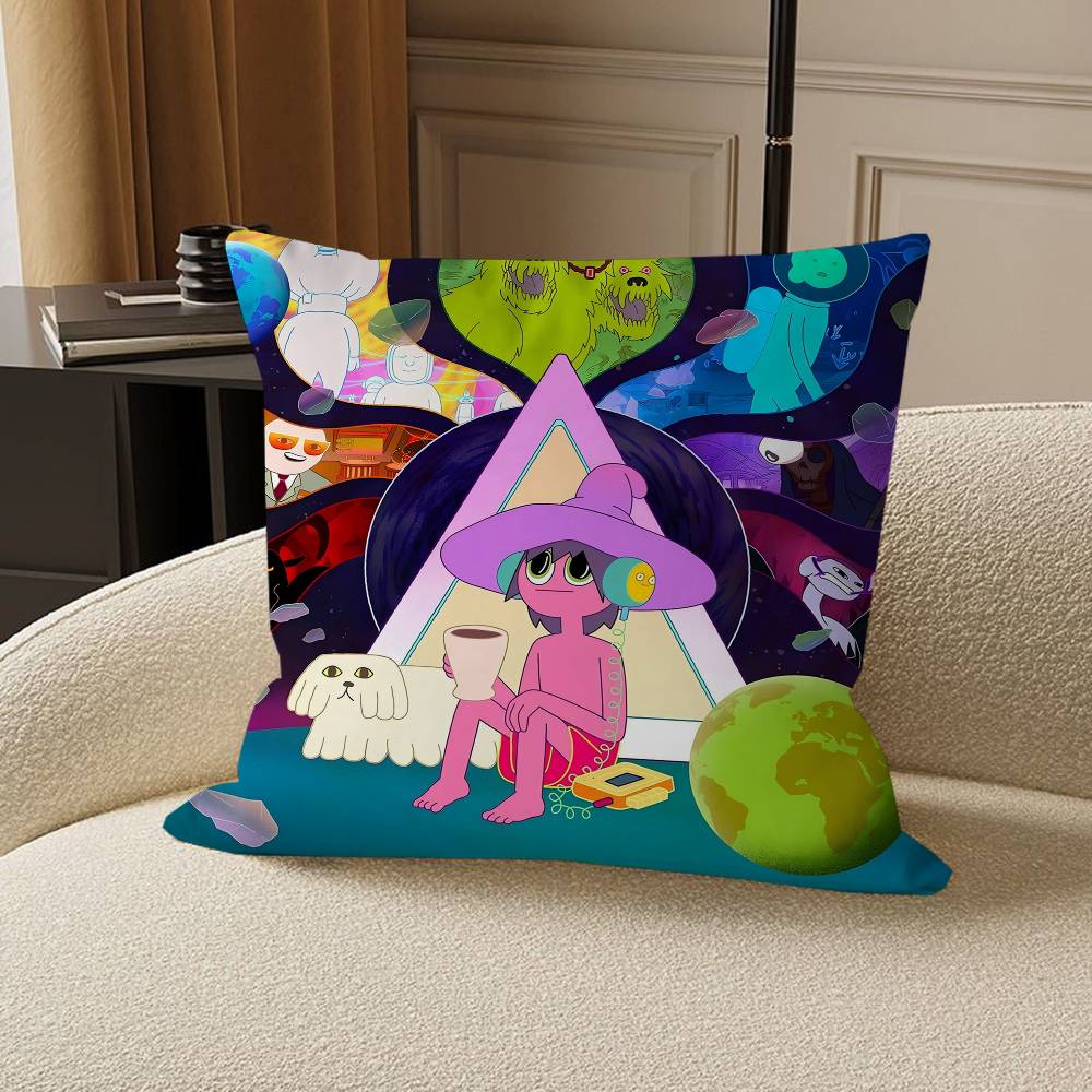 The M-Midnight Gospel Cushion Cover Decorative Pillow Sofa Home Decor Case Pillow Cases