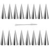 Non-stick Stainless Steel Baking Cones Danish Pastry Roll Forms Croissant Cream Horn Mold Cannoli Tubes