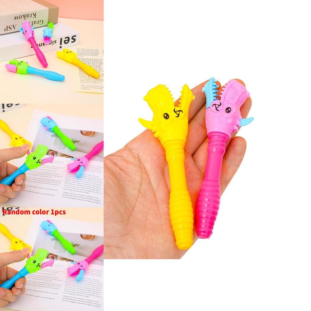 Creative Dinosaur Bite Hand Toy With Plastic Play Set For Childrens Pretend Play Gift