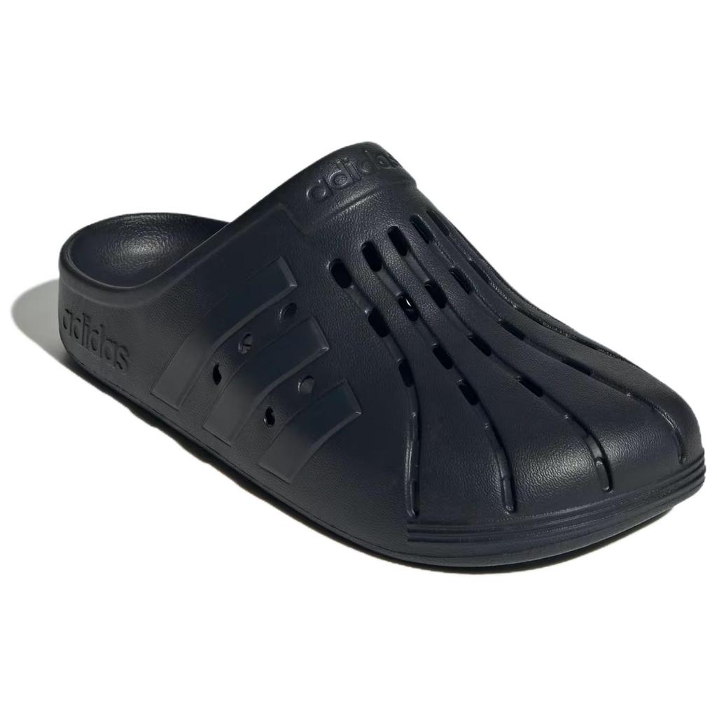 Adidas Adilette Clogs Comfortable Casual Odor Resistant Non Slip Closed Toe Slippers Unisex Footwear Black IG9163