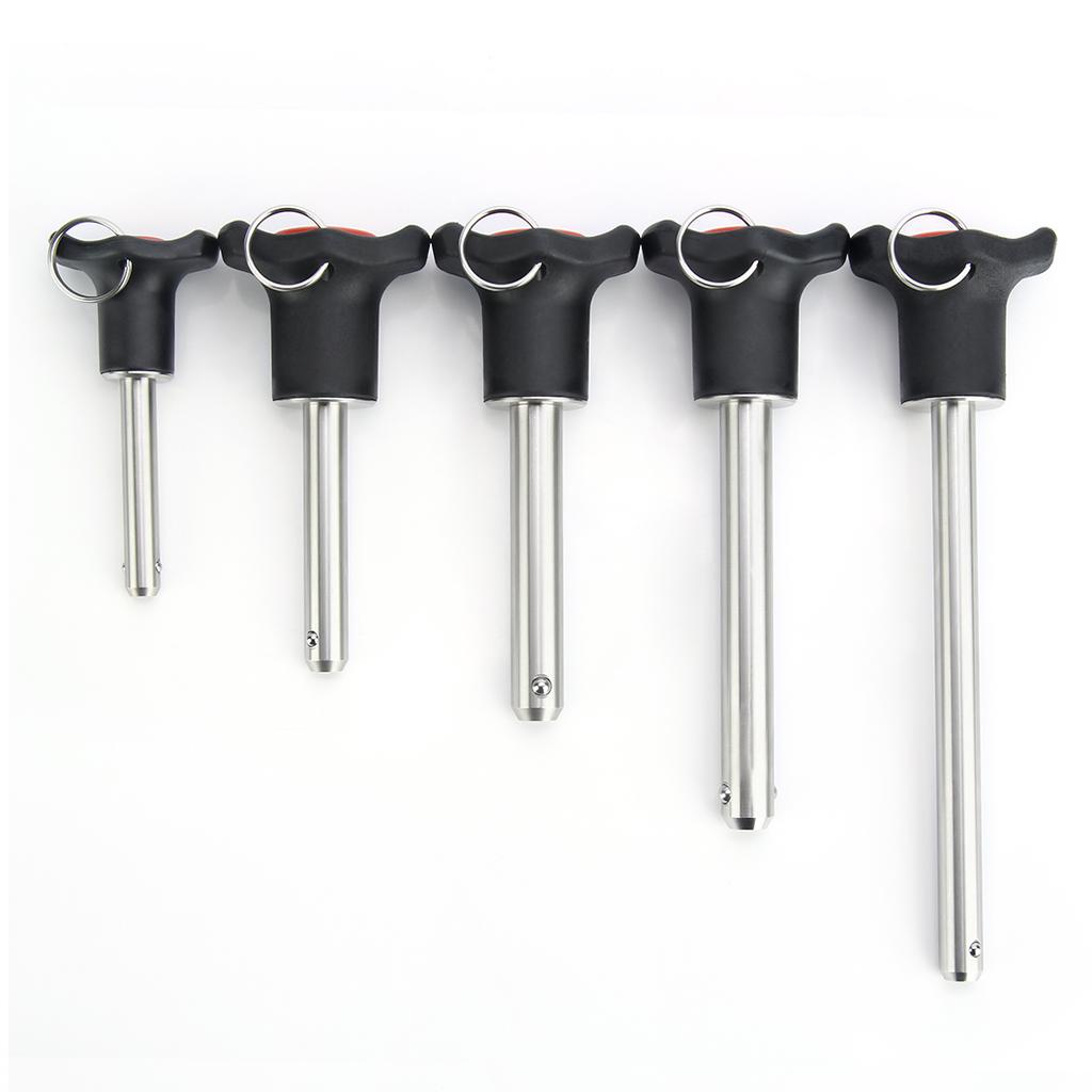 Button Type Quick Release Ball Head Locking Pin Resin Handle Quick Release Pin Safety Pin Positioning Pin With Rope