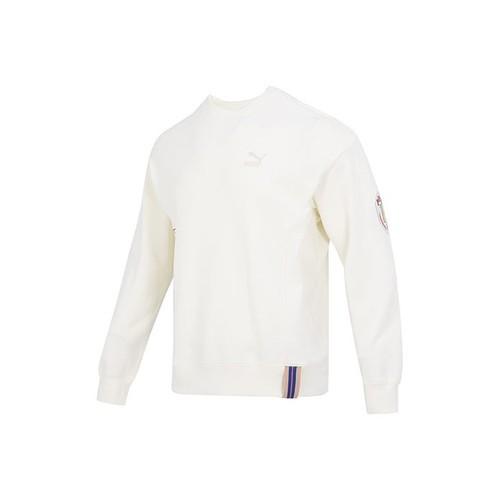 

PUMA Men s Casual Crewneck Pullover Sweatshirt in EU XL брудно-білий