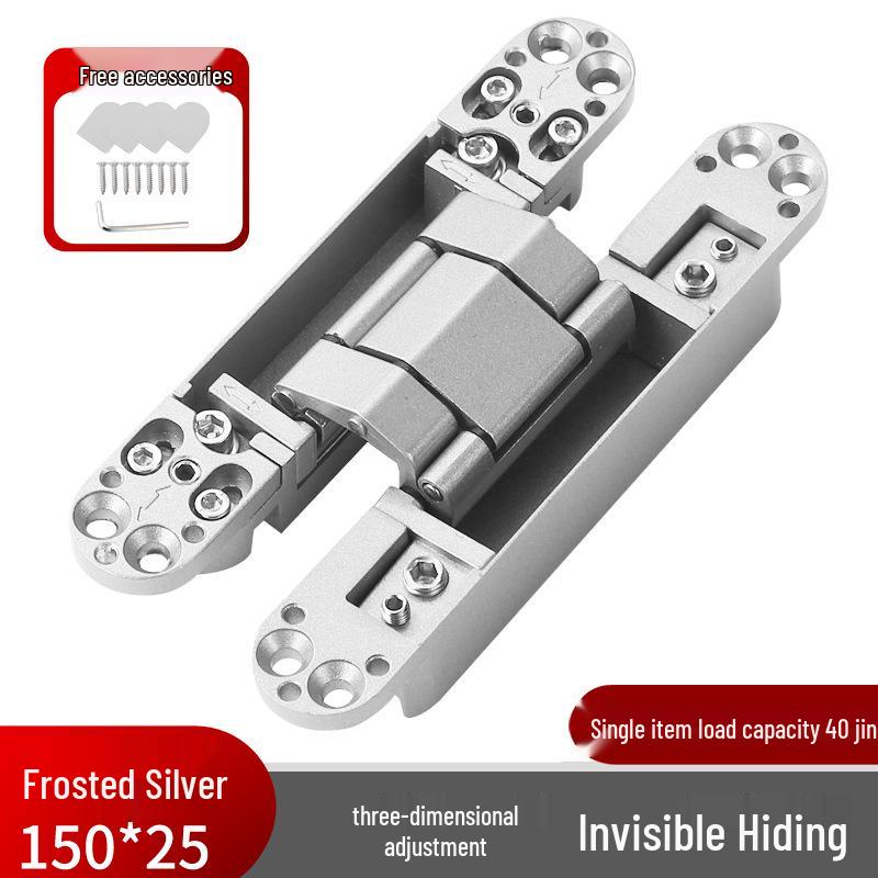 3D Adjustable Concealed Hinge for Hidden Doors