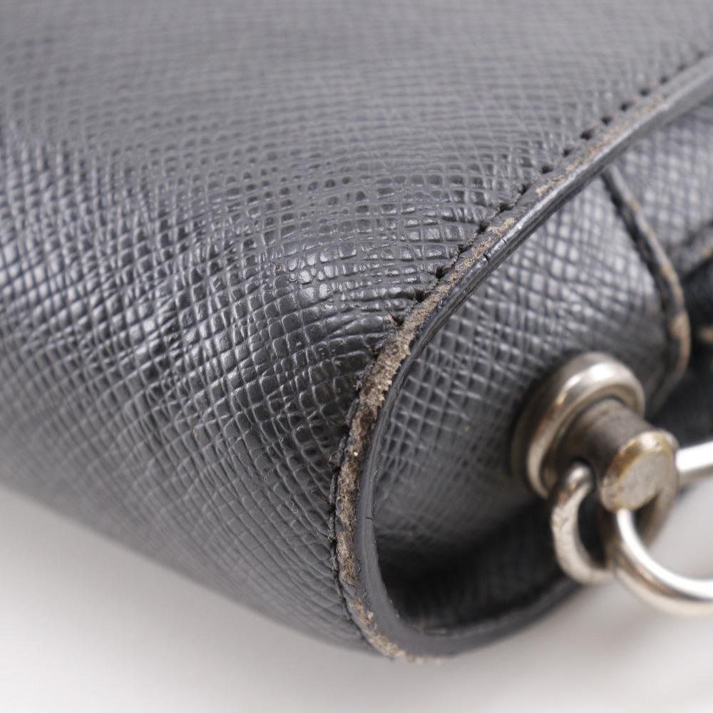 Louis Vuitton Baikal Business Bag M30182 Aldoise Black Taiga Mens Used