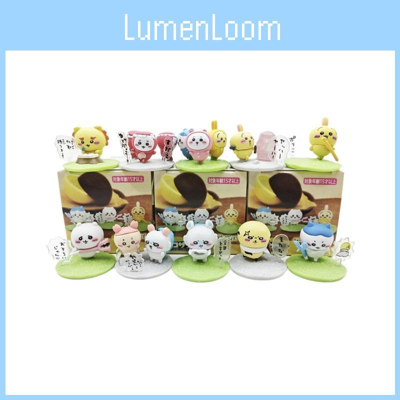 Self Deprecating Bear Chocolate Food Toy Blind Box Collectible Pvc Figures Diy Assembly Kit