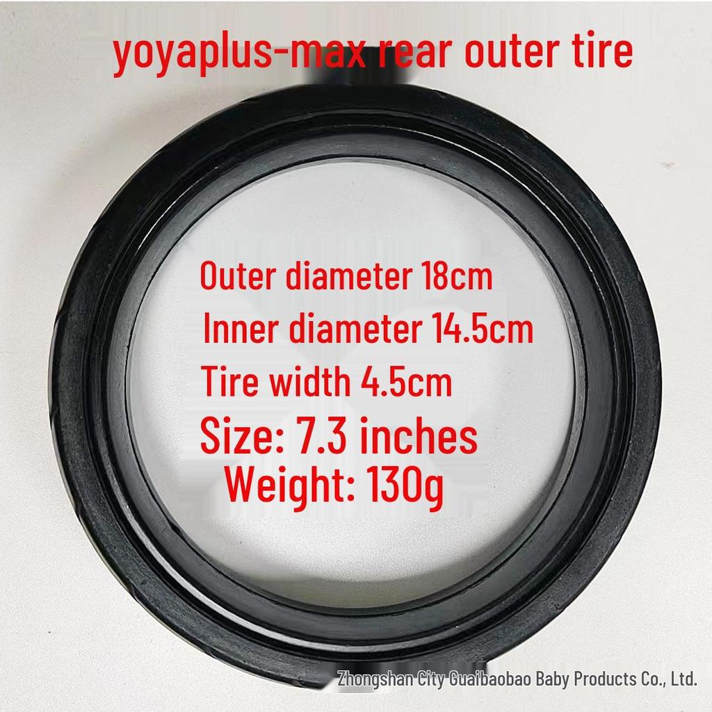 Max Original Stroller Wheels for Yoya Plus Pro & Dear