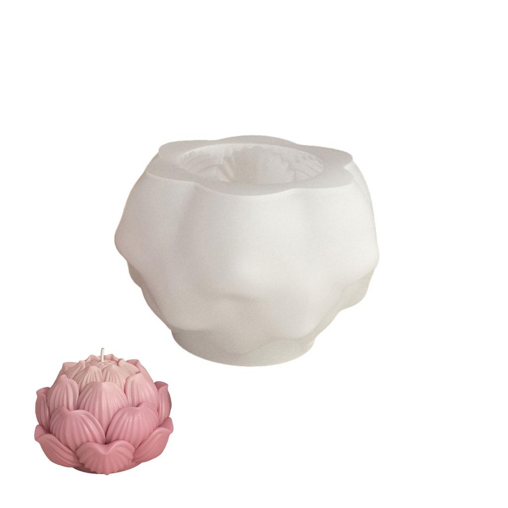 3D Blumen Silikonformen Blumenz Kerzenformen für Epoxidharz Kerze Heimdekoration Gipsdekoration Kuchen Fondant