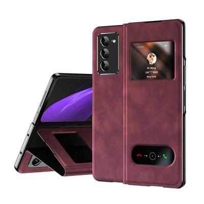 Halkfritt helkroppsskydd läderfodral för Samsung Galaxy Z Fold4 5g Fold4 Fold 3 2 Fold2 Fold3 Zfold4 Fold 4 vikbart skydd