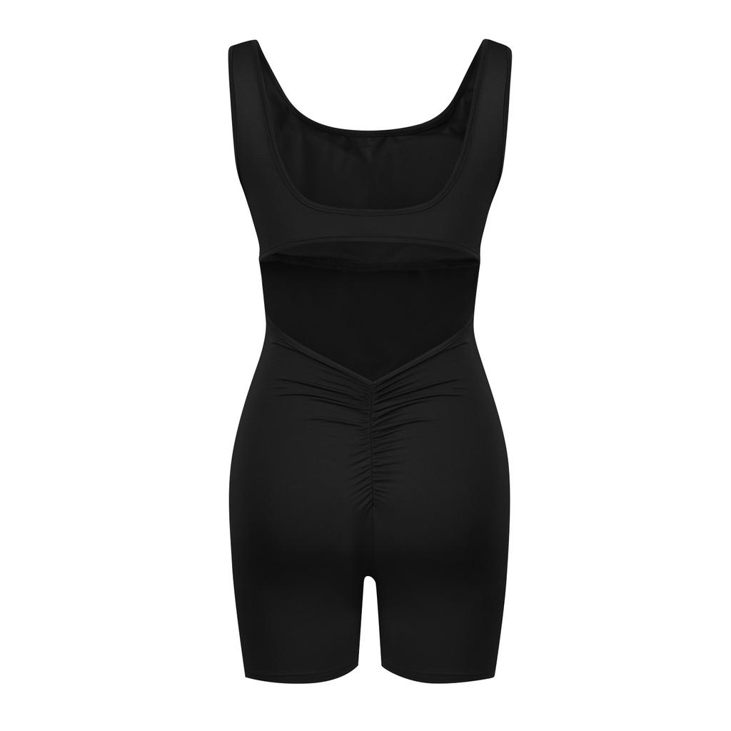 Women's Jumpsuit Sexy Backless Jumpsuit Shorts Sleeveless
