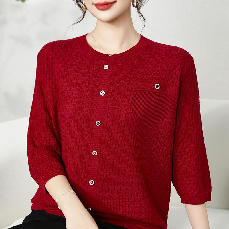 QingHe Cashmere Women's 30% Cashmere Sweater - Soft & Warm Wool Blend Pullover