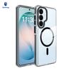 Applicable To Samsung S26plus Transparent Mobile Phone Case S24 Two-color Anti-drop s25UItra Magnetic Protective Case