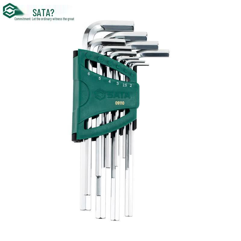SATA 10-Piece Extra Long Hex Key Set 10-Piece Set